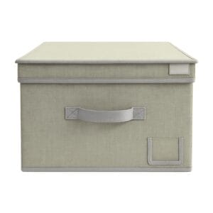 Organizer armadio in tessuto grigio