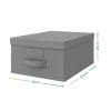 Contenitore pieghevole Oxford con coperchio e misure 50x40x25 cm