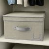 Contenitore Oxford con coperchio rigido, ideale per organizzare vestiti in armadio