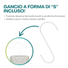 21-umidificatore-onda-gancio Gancio a forma di S incluso per appendere l’umidificatore al termosifone