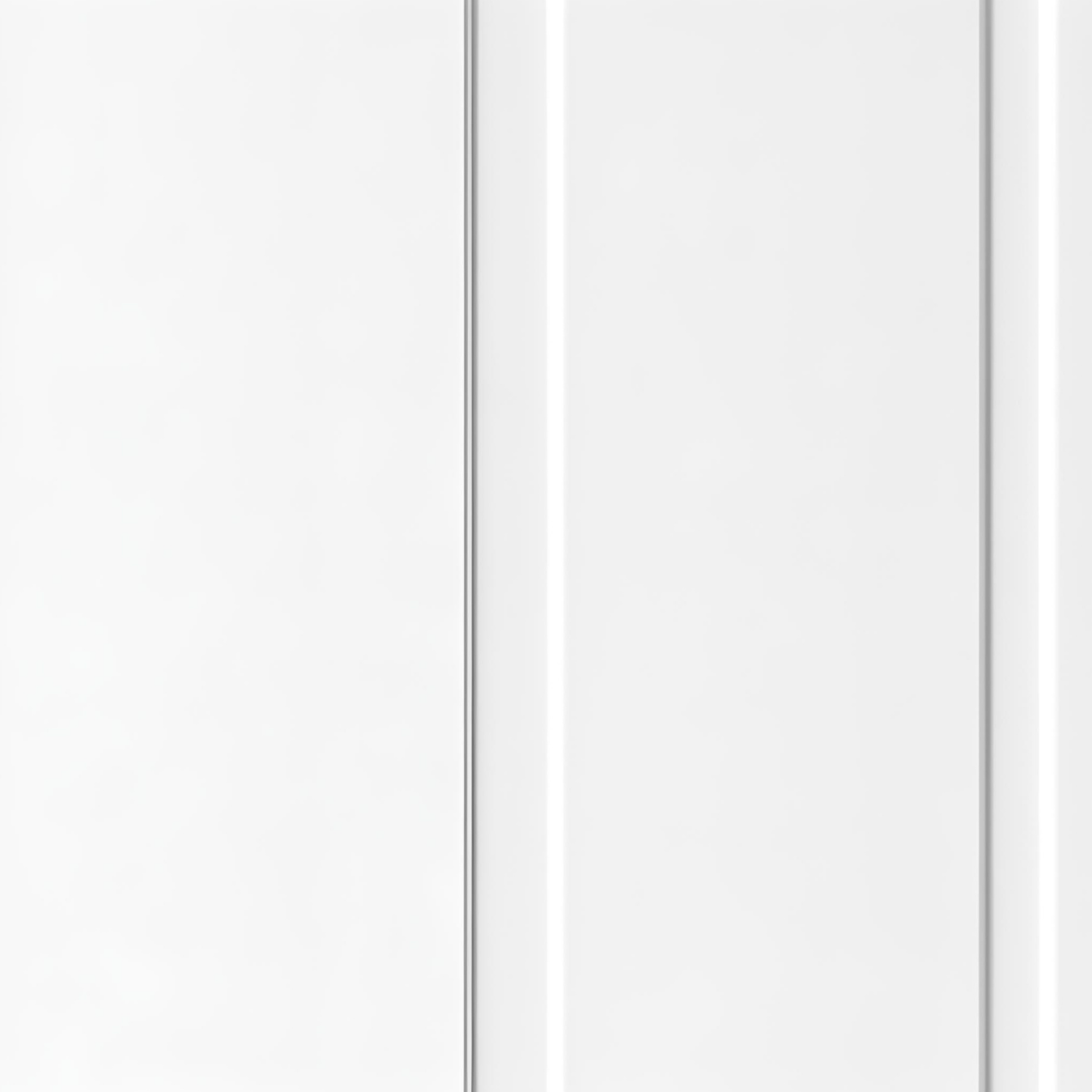 Porta a soffietto bianca dettaglio superficie liscia in pvc resistente e pratica