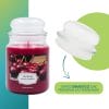 3-candela-ciliegia-tappo Candela Black Cherry con tappo ermetico salva fragranza