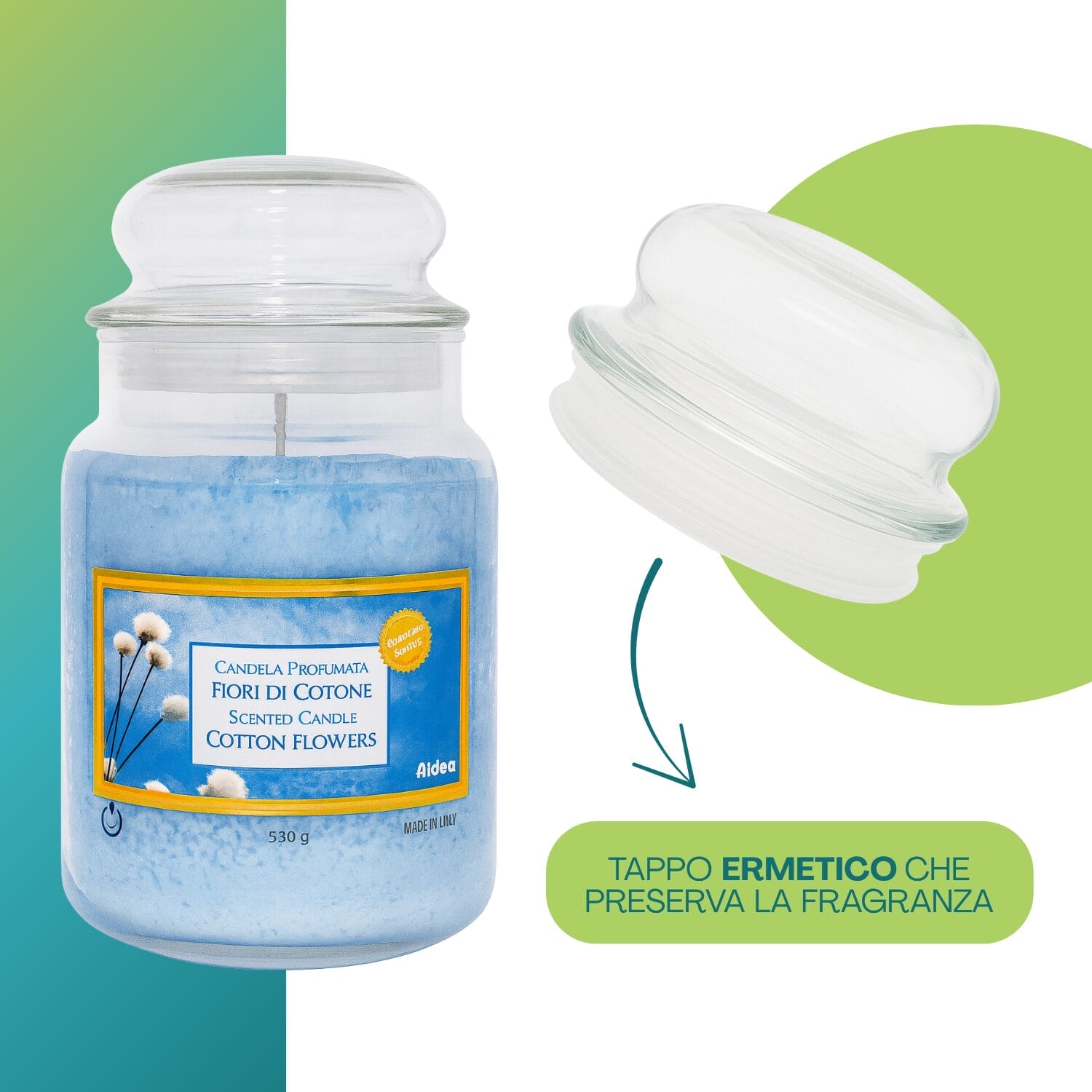 39-candela-fiori-di-cotone-tappo Candela profumata fiori di cotone con tappo ermetico che preserva la fragranza