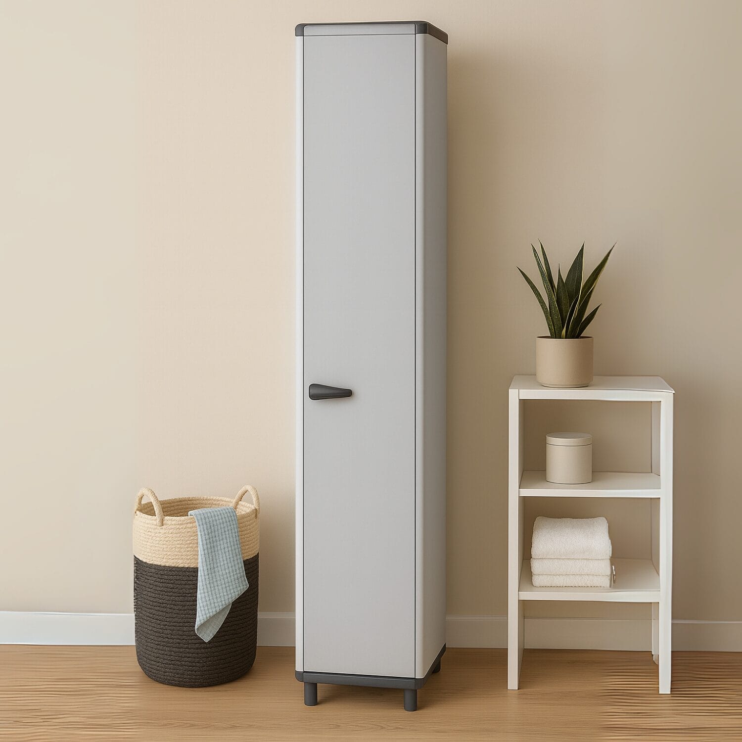 Ripostiglio in resina 1 anta 175 cm salvaspazio ideale per casa lavanderia ufficio