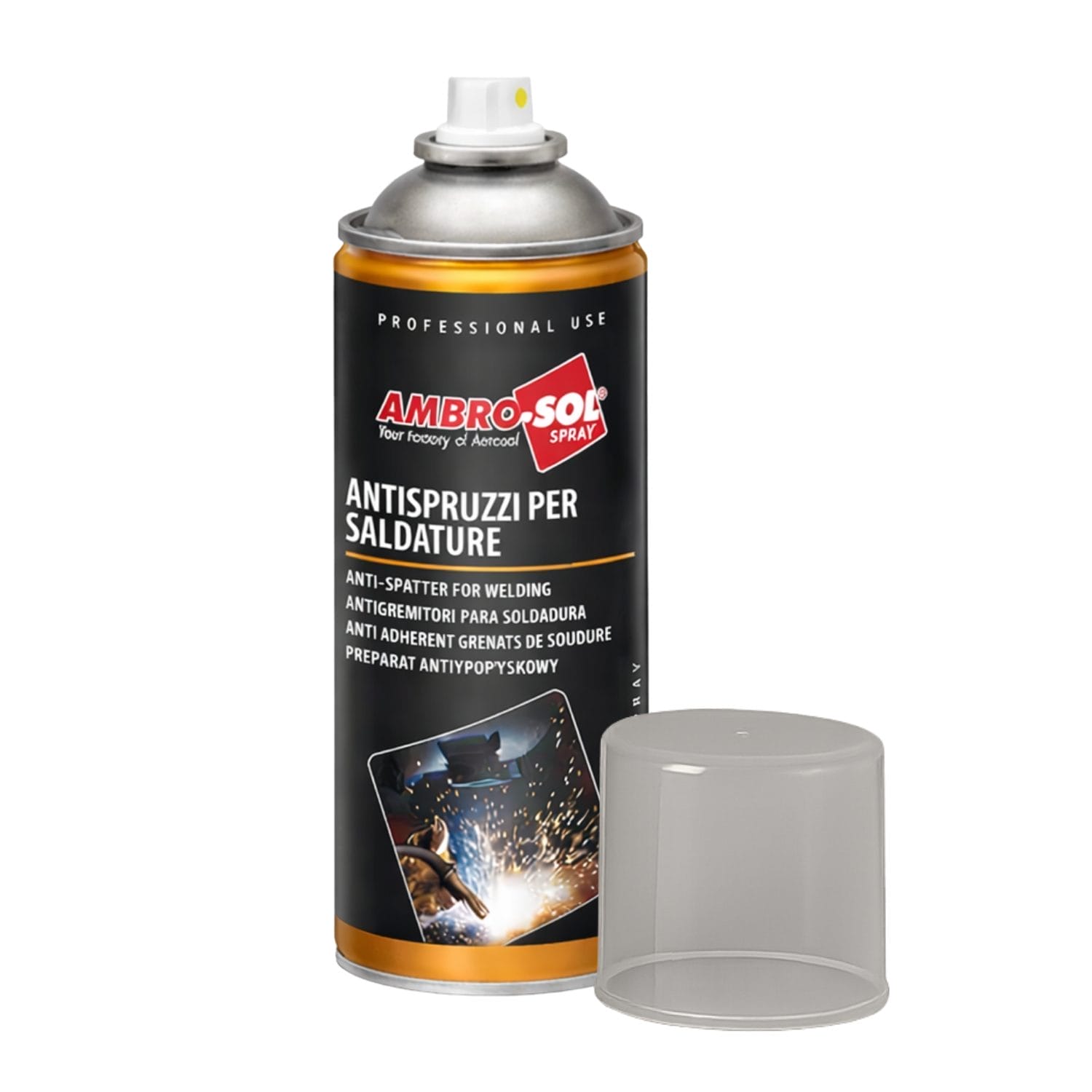 Bomboletta antispruzzi per saldature Ambro-Sol spray per protezione superfici metalliche