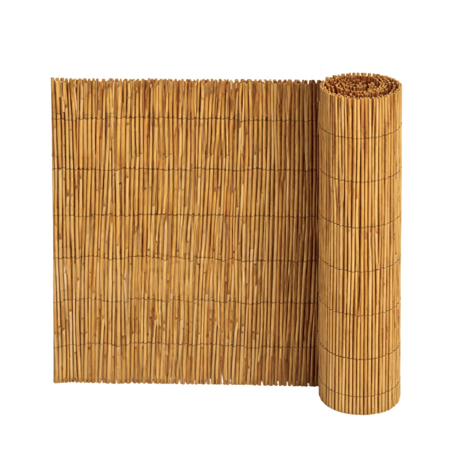 Rotolo arella in bambù naturale per recinzione frangivento e ombreggiante da esterno