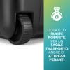 box attrezzi ruote Baule porta attrezzi 150 litri con ruote robuste per facile trasporto anche da pieno