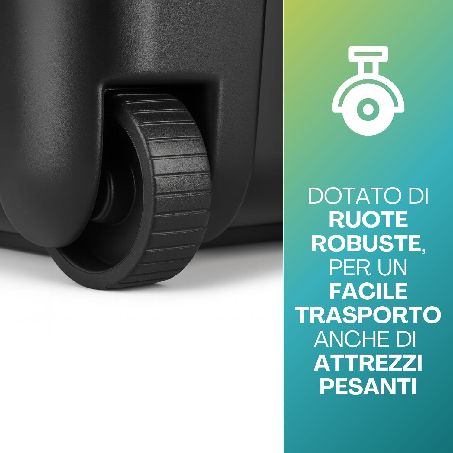 box attrezzi ruote Baule porta attrezzi 150 litri con ruote robuste per facile trasporto anche da pieno