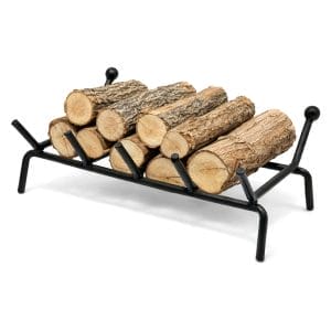 Brucialegna per camino in ferro battuto 50×21,5×16 cm