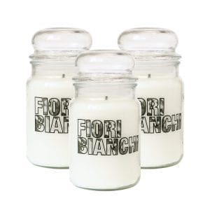 Set 3 candele profumate in giara da 510 gr Gelsomino