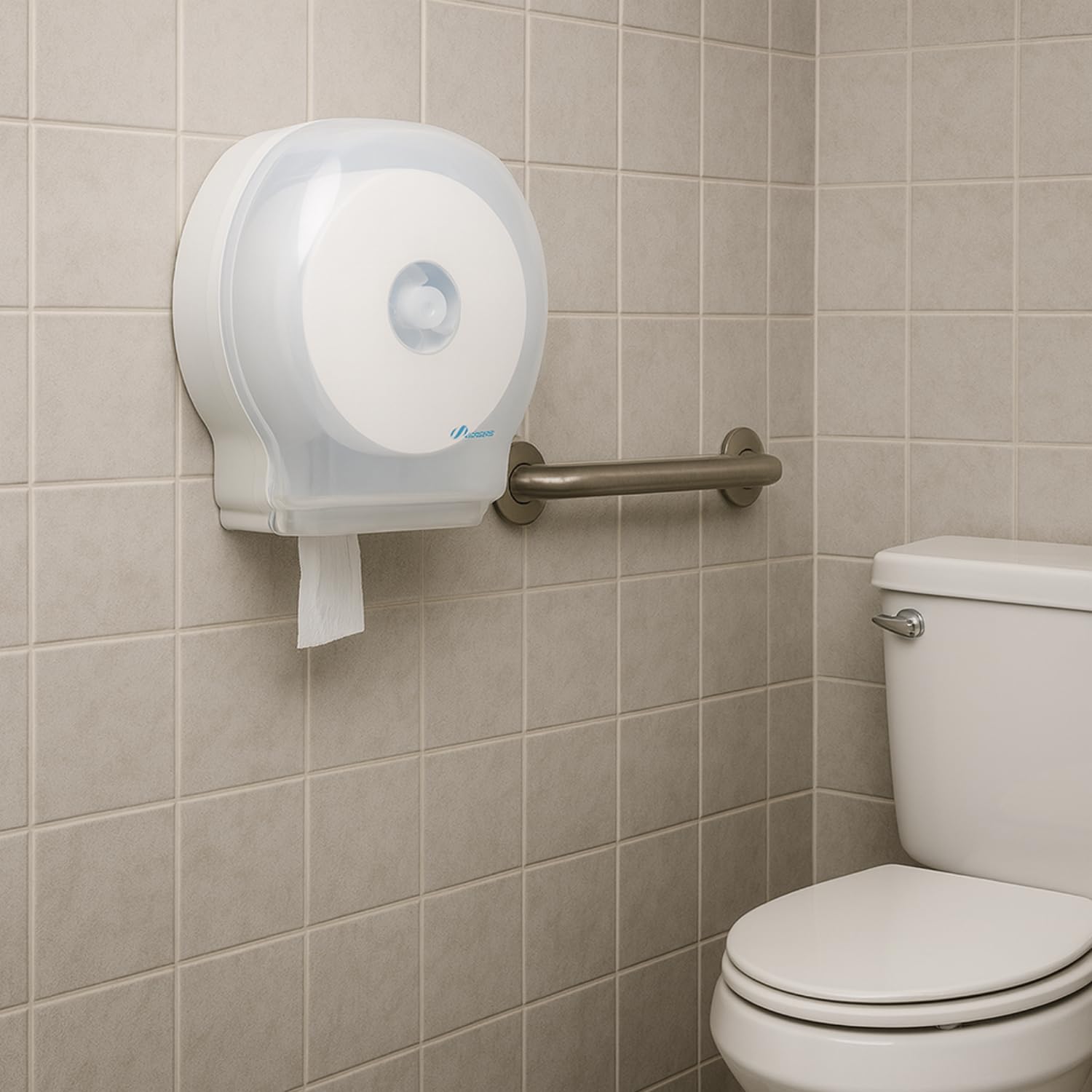 Carta igienica mini jumbo 2 veli per dispenser bagno grandi ambienti