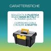 cassetta attrezzi caratteristiche Cassetta attrezzi in plastica rigida Made in Italy con chiusure a scatto
