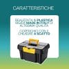 cassetta attrezzi caratteristiche Cassetta attrezzi in plastica rigida Made in Italy con chiusure a scatto