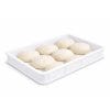 cassette pizza cassetta pizza per impasto con panetti in plastica alimentare bianca per pizzeria