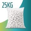 ciottoli bianchi peso Sacco da 25 kg di ciottoli bianchi in ghiaia naturale per decorazione giardino