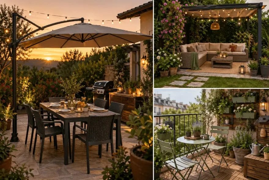 consigli e soluzioni per arredare terrazzi, balconi e giardini