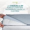 Custodia piumoni con chiusura zip robusta per protezione sicura