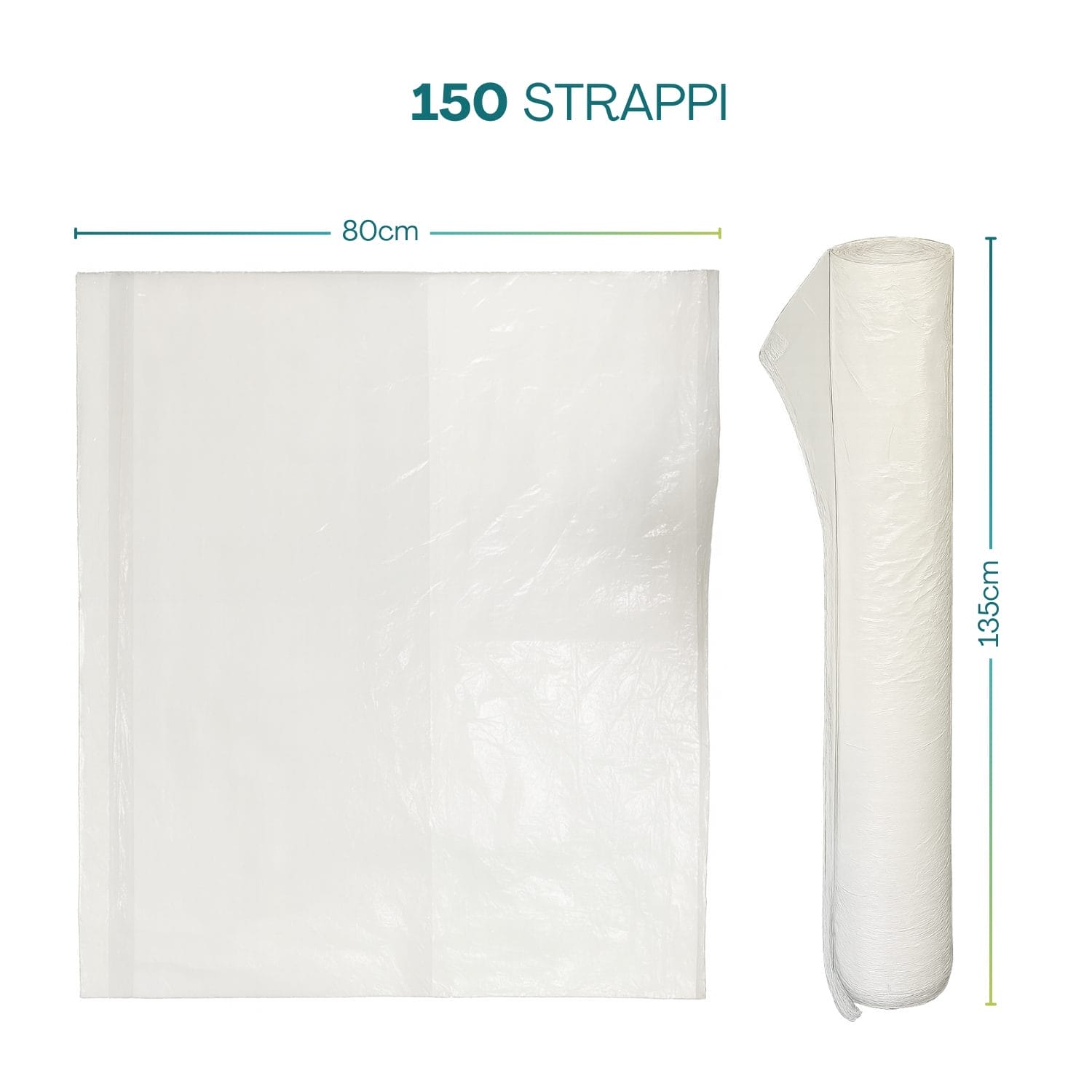 Coprisedile monouso auto 80x135 cm rotolo da 150 strappi resistente