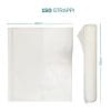 coprisedili bianchi in polietilene misure Coprisedile monouso auto 80x135 cm rotolo da 150 strappi resistente