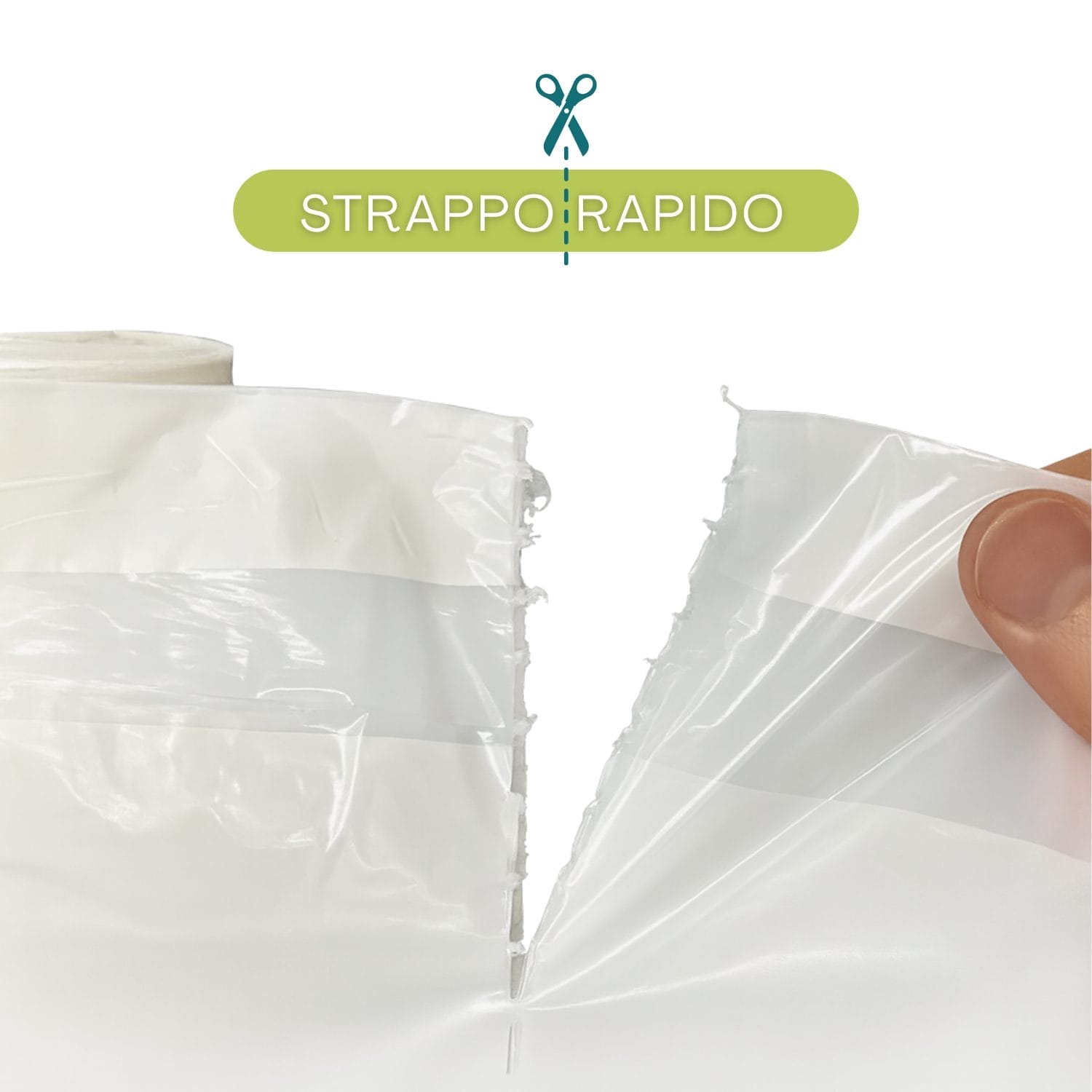 Coprisedile auto monouso con pratica linea per strappo rapido