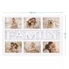 cornice family multifoto misure Cornice FAMILY multifoto dimensioni 48x33 cm per 6 foto 10x15