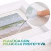 cornice multifoto pellicola Dettaglio cornice multifoto con pellicola protettiva in plastica infrangibile