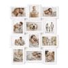 cornice multifoto principale Cornice multifoto bianca 12 posti ideale per foto di famiglia e bambini