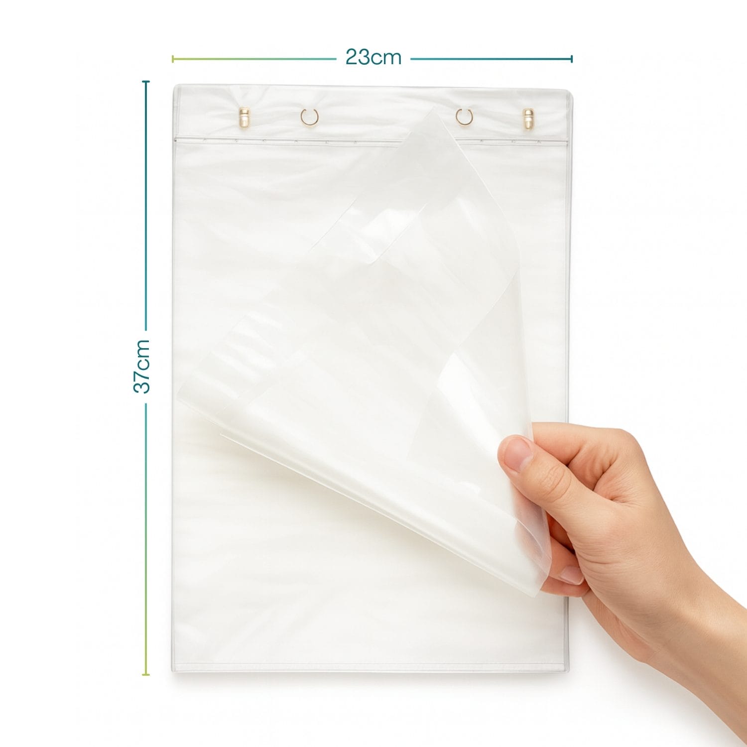 Fogli alimentari 23x37 cm con strappo rapido e anelli appesi