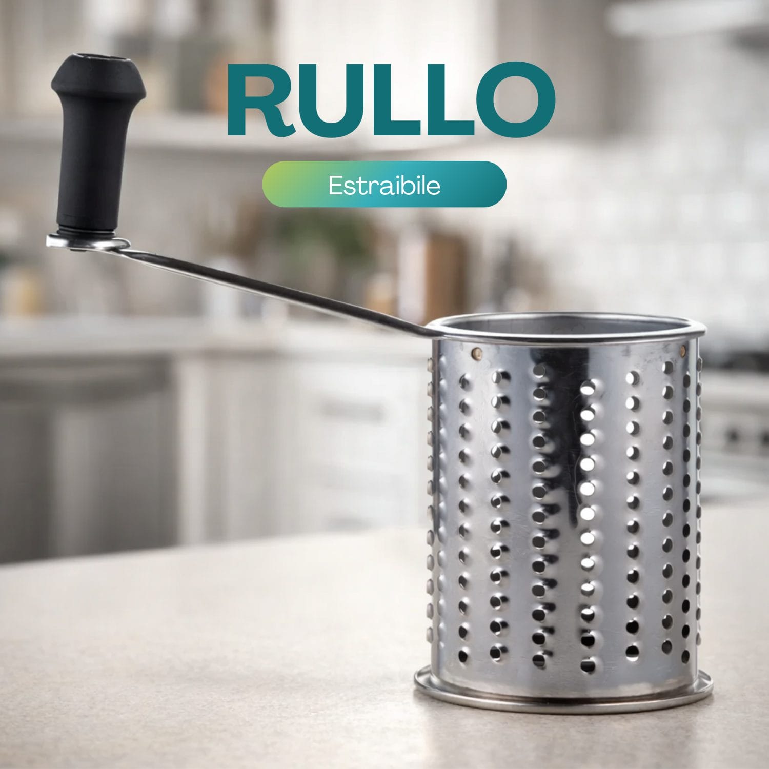 grattugia manuale rullo Rullo estraibile della grattugia manuale in acciaio inox per facile pulizia