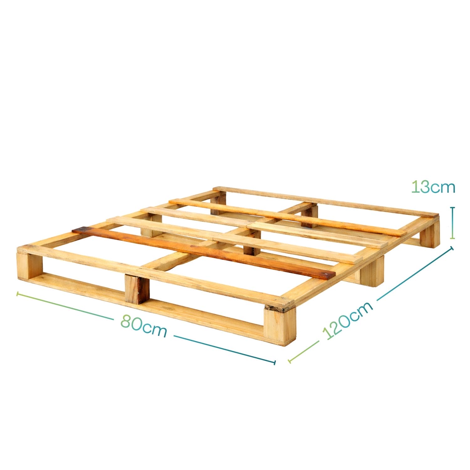 Pedana in legno vuota 120x80 cm, misura standard per magazzino