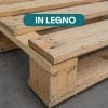 pedane in legno Dettaglio pedana in legno robusto per trasporto e stoccaggio merci