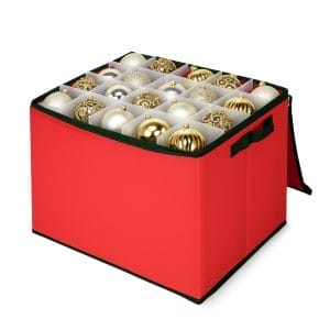 Box porta palline di natale contiene fino a 80 palline