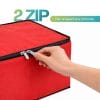 portapalline zip Scatola porta palline natalizie con doppia zip