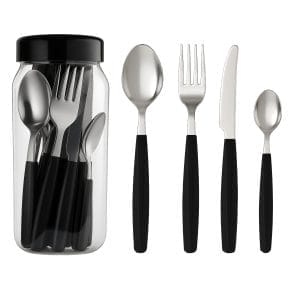 Set posate acciaio inox per 6 persone Abert