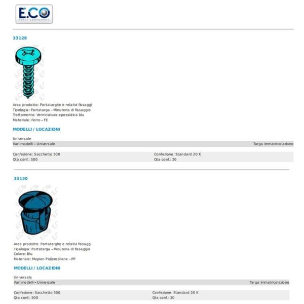 Portatarga Senza Cornice Per Auto - 2 Pezzi Nero, Senza Viti Visibili, Universale - Foto 3
