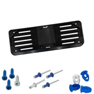 Portatarga Auto Italia Europa per Anteriore 37,5×12,3 cm