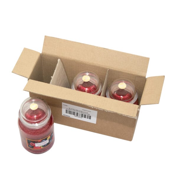 Set 3 Candele Profumate In Vasetto Di Vetro Da 510g - Profumo Gelsomino Per Casa E Ufficio, Durata 100 Ore - Foto 5