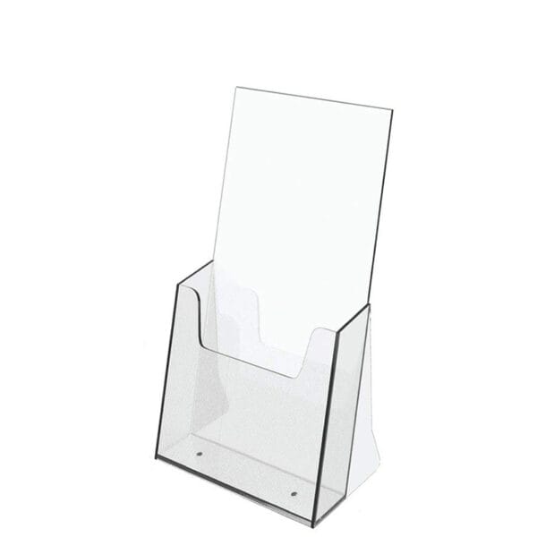 Portadocumenti In Acrilico Trasparente 13x18cm - Verticale, Da Tavolo, Per Menù O Foto - Foto 6