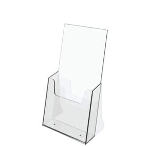 Porta volantini e depliant da banco Formato A4