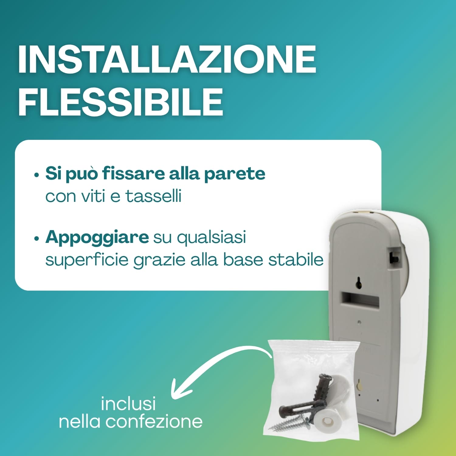 istallazione - erogatore