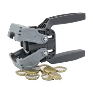 Tappatrice per tappi a corona + 100 tappi da 26 mm