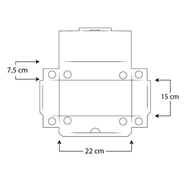 30 Scatole Porta Alimenti Richiudibili Medio 17,5x15,5x6,5 Cm | Per Fritti E Panini Da Asporto - Foto 9