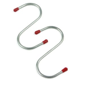 Set 20 Ganci in metallo a forma di S