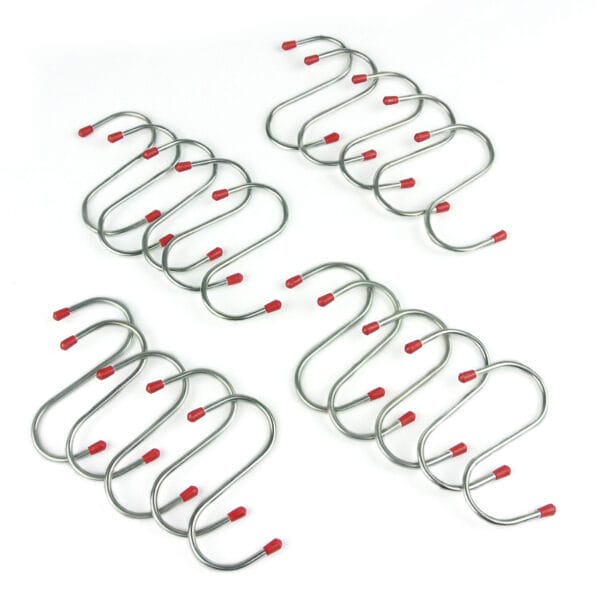 Set Di 13 Ganci A S In Metallo - 3 Misure (10cm, 6cm, 3.5cm) Per Cucina, Bagno E Giardino - Foto 13