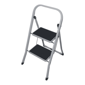 Scaletta a 2 gradini pieghevole portata 150 Kg