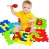 puzzle-lettere-tappeto Tappeto educativo puzzle con lettere colorate antiscivolo per bambini