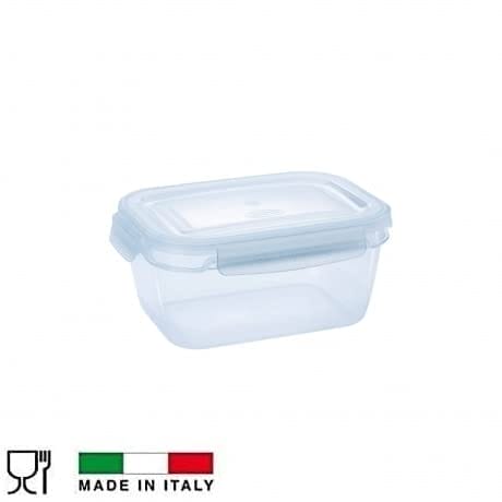 Contenitore alimenti plastica 1,4L trasparente con coperchio ermetico