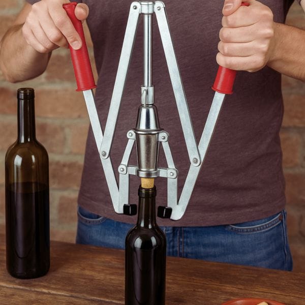 24 Tappi Per Vino In Sughero E Gomma - Forma A T Riutilizzabili - Foto 10