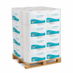 Bancale 63 coppie di rotoloni in pura cellulosa 800 strappi