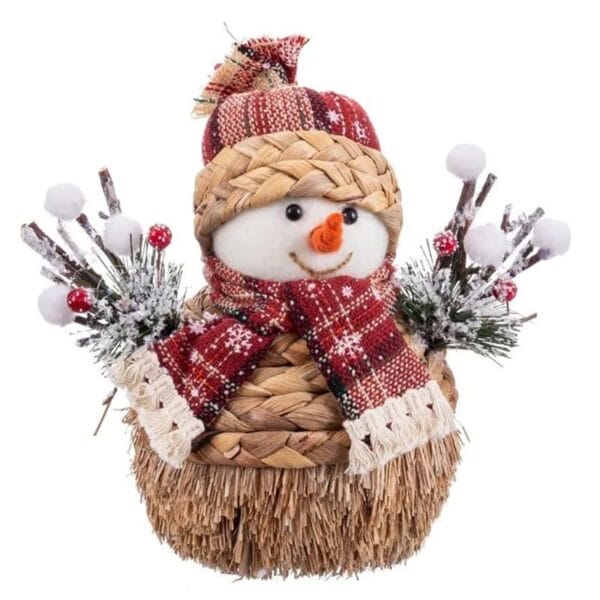 Sciarpa Pupazzo Di Neve Cappello Pupazzo Di Neve Decorazione